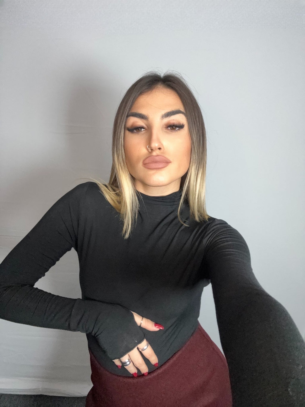 BODY SEMIVELATO BLACK