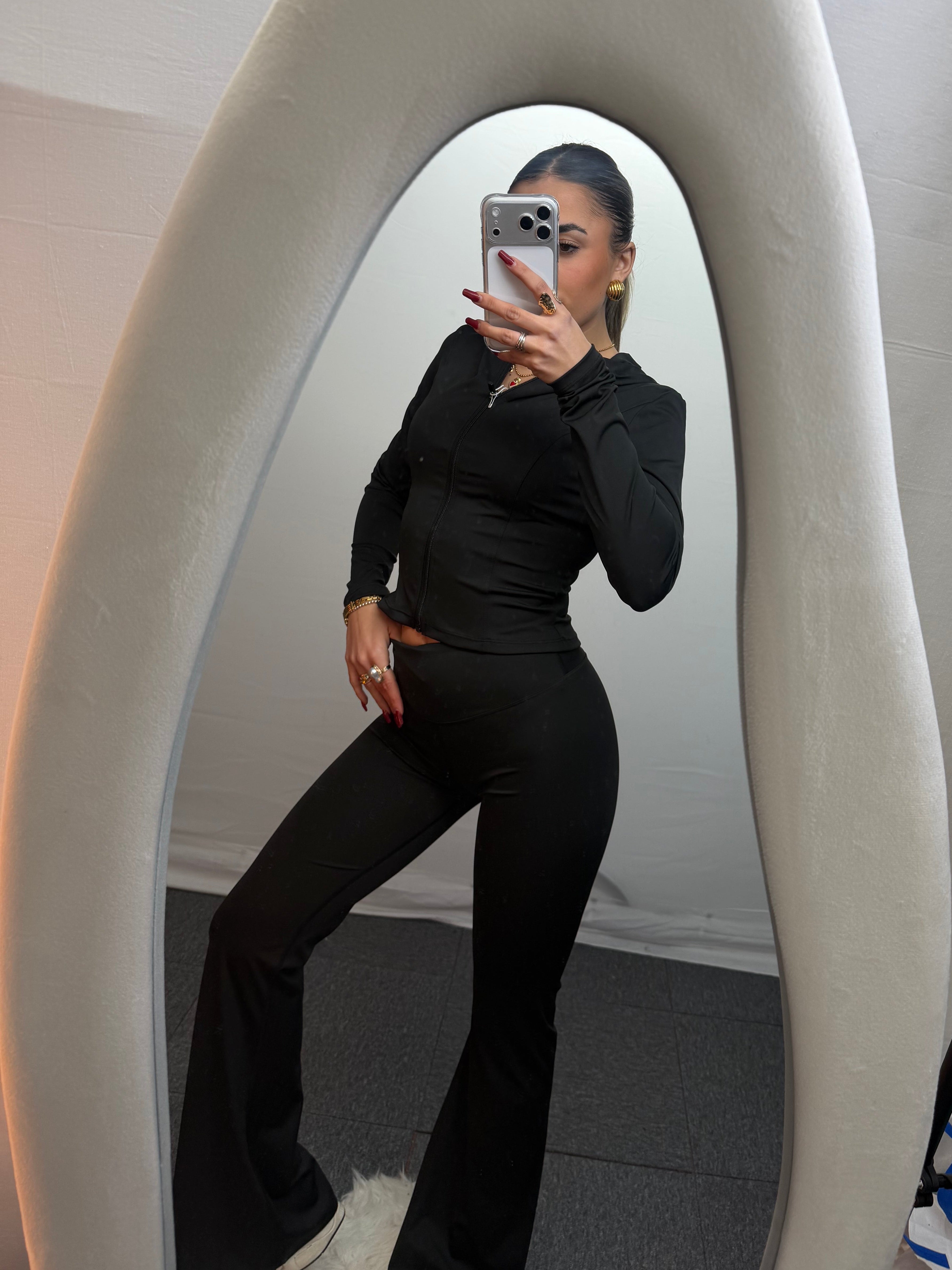 COORDINATO SPORTY BLACK