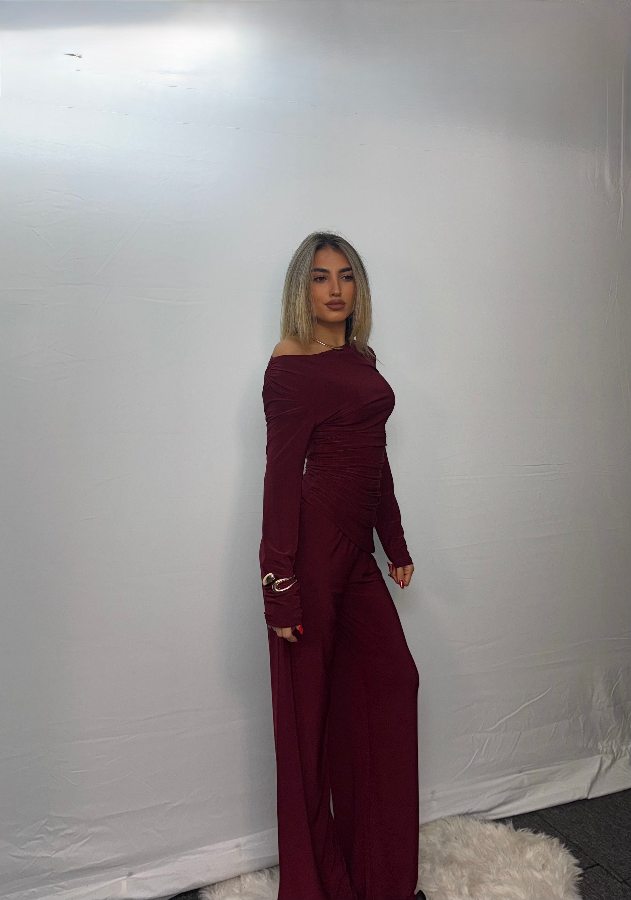 COORDINATO LILIANE BORDEAUX