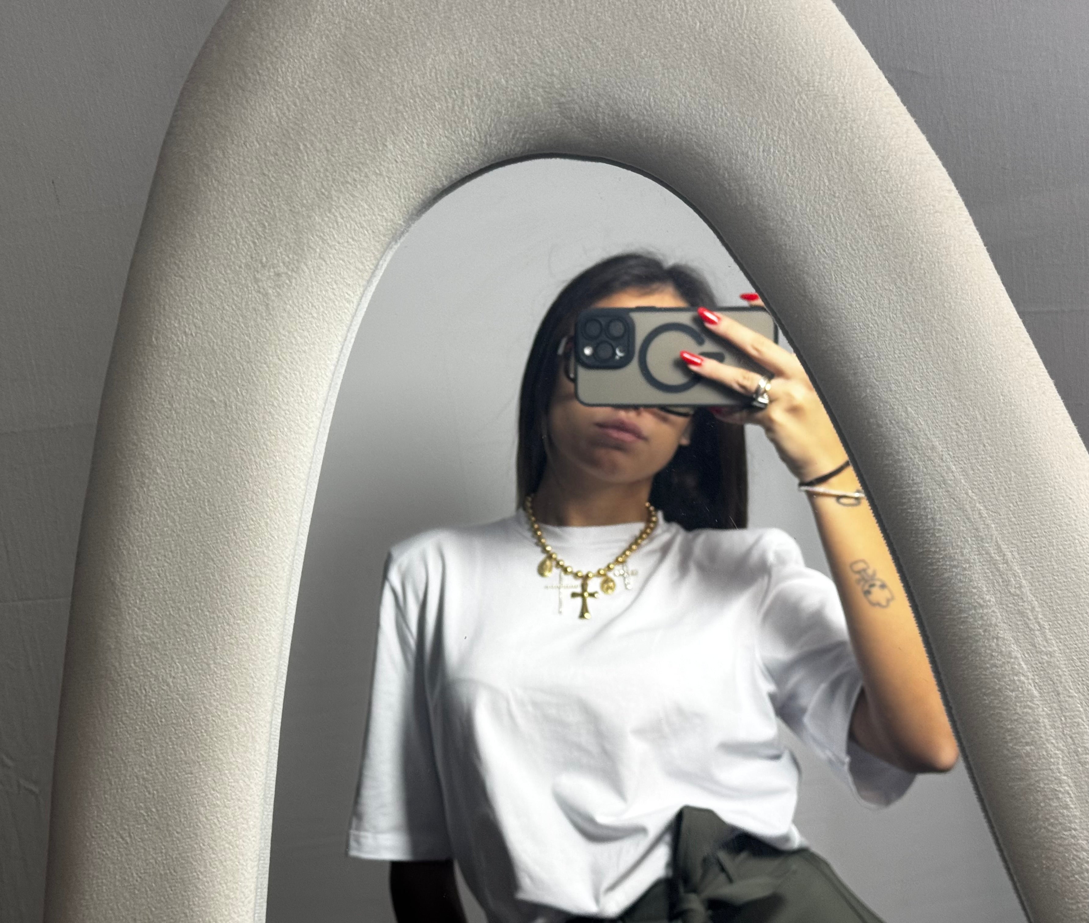 T-SHIRT SPALLINE WHITE