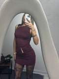 MINIDRESS LORY BORDEAUX