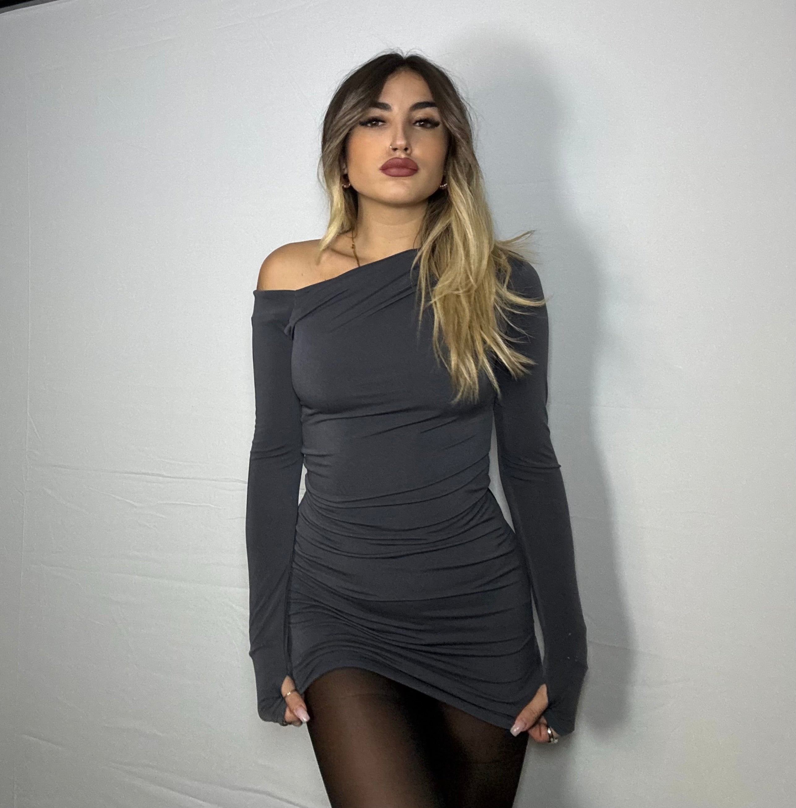 MINIDRESS ELISA GREY