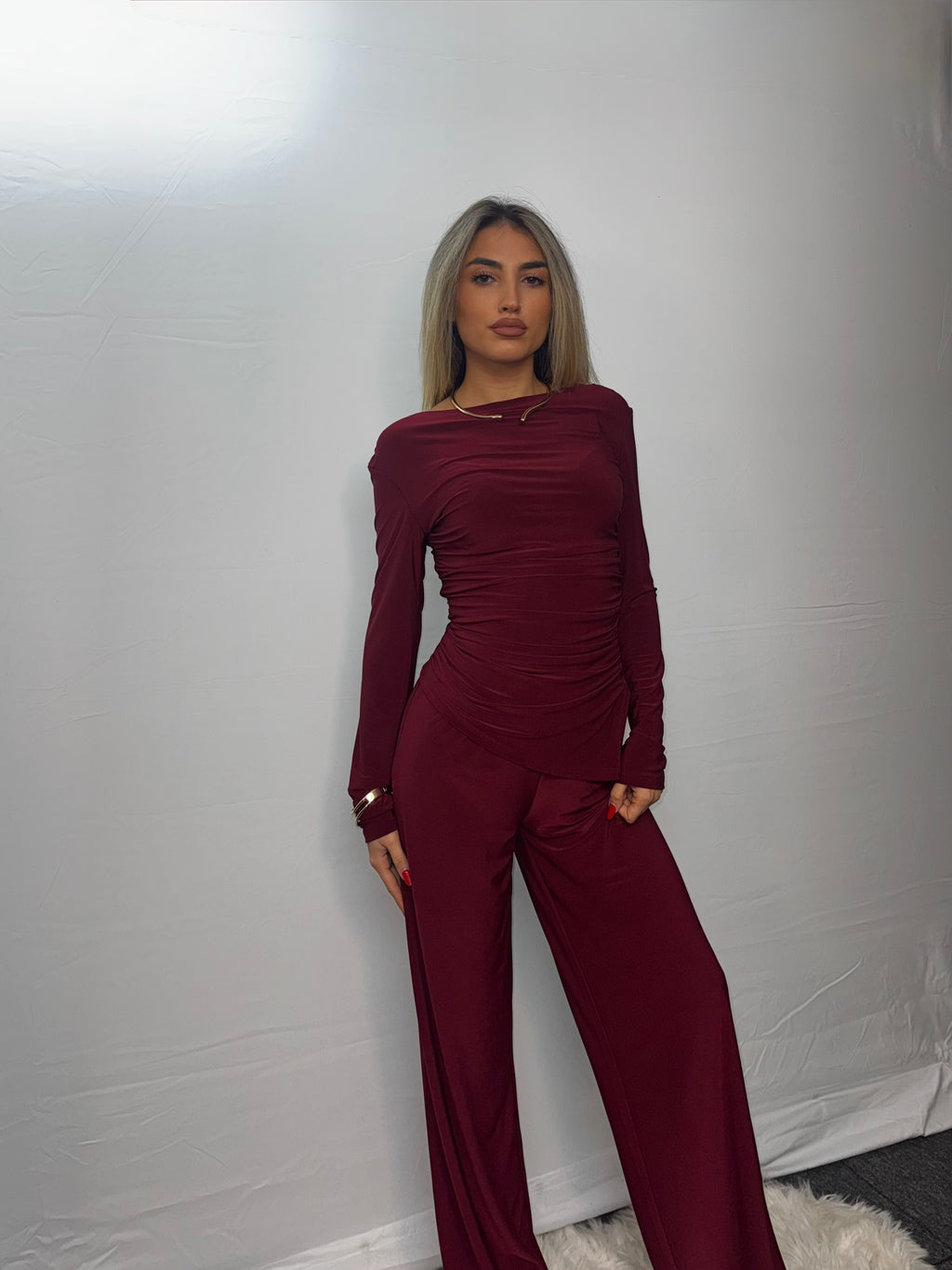 COORDINATO LILIANE BORDEAUX