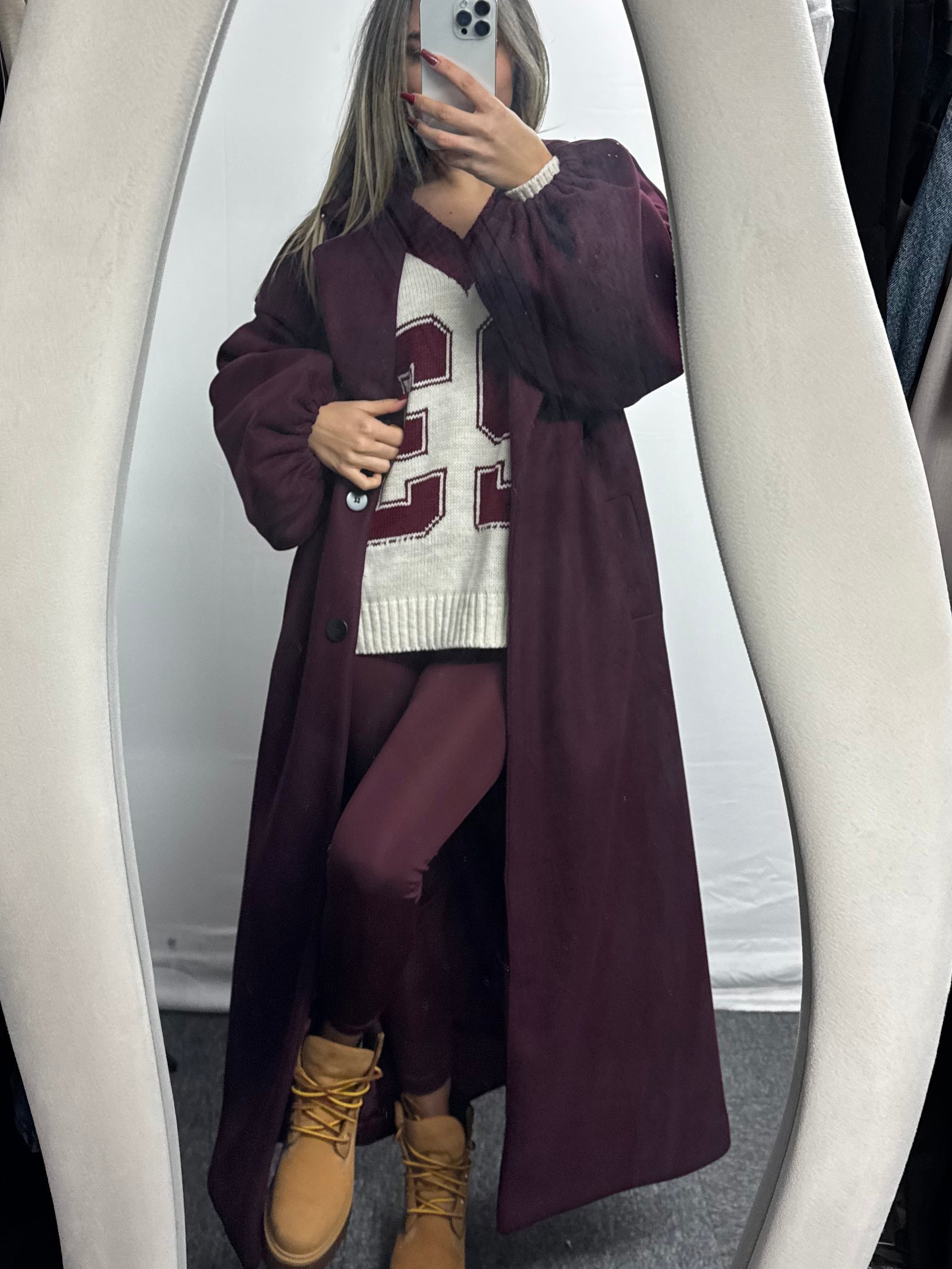 CAPPOTTO LUNGO BORDEAUX