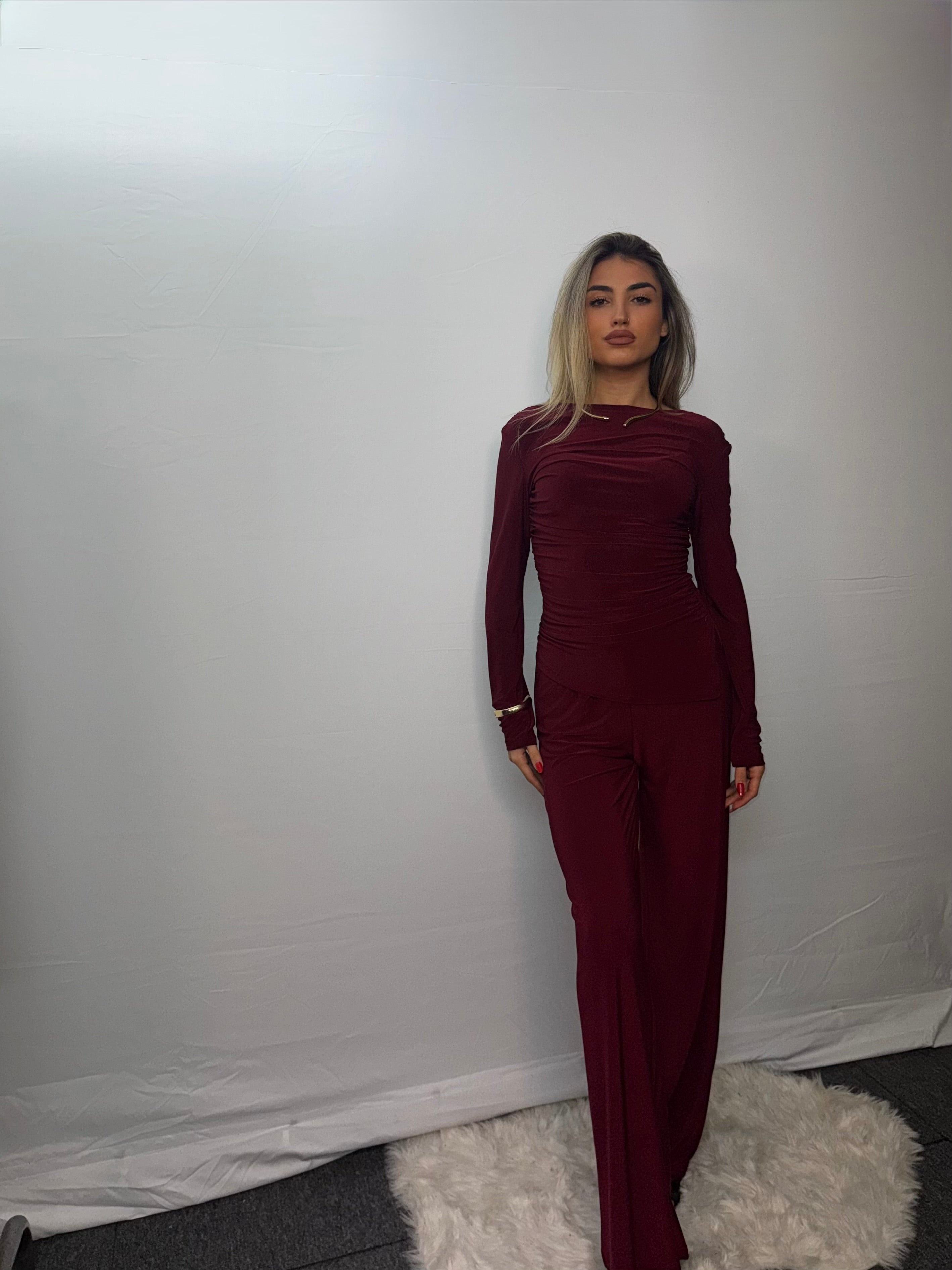 COORDINATO LILIANE BORDEAUX