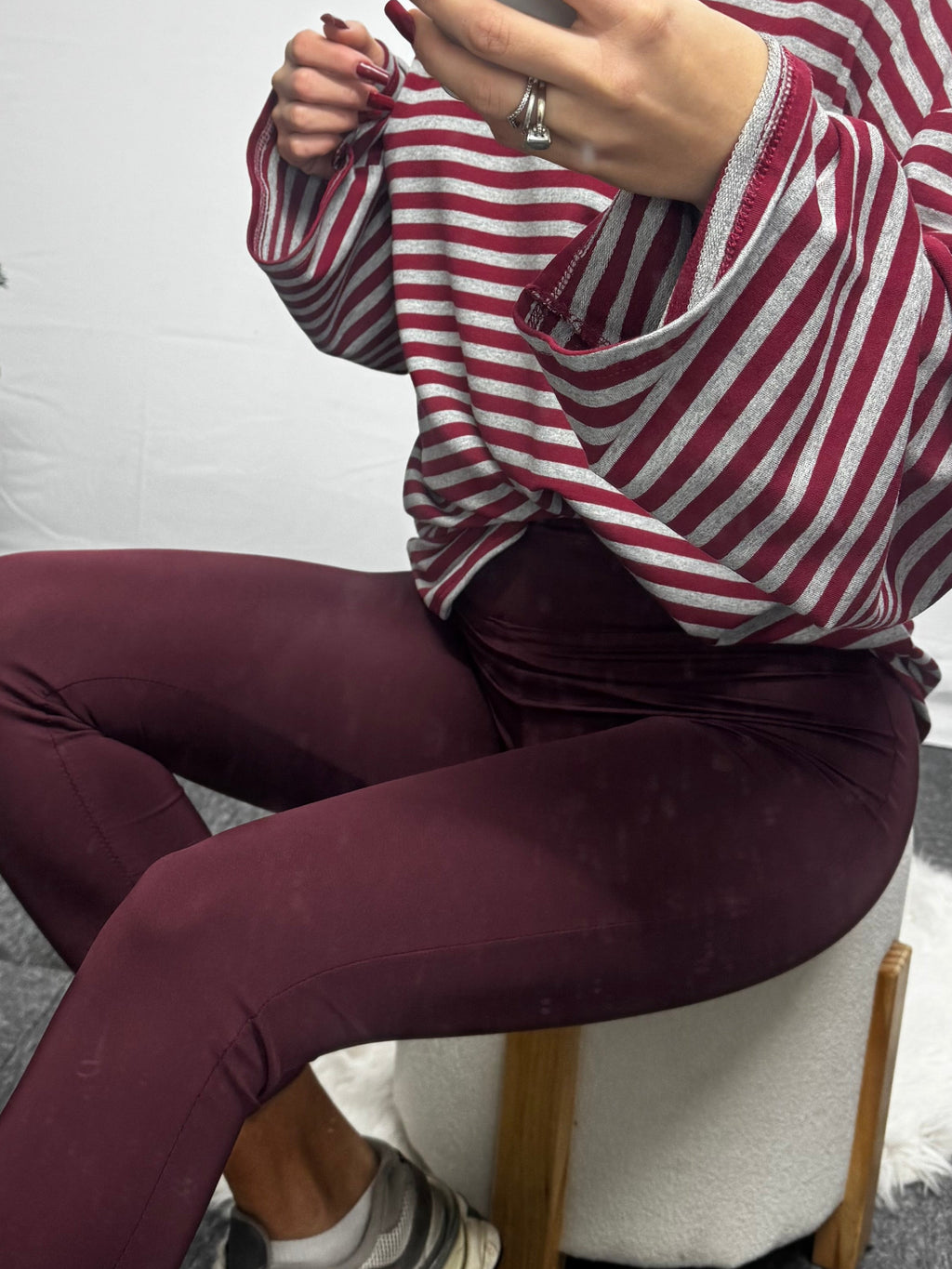 LEGGINGS BORDEAUX