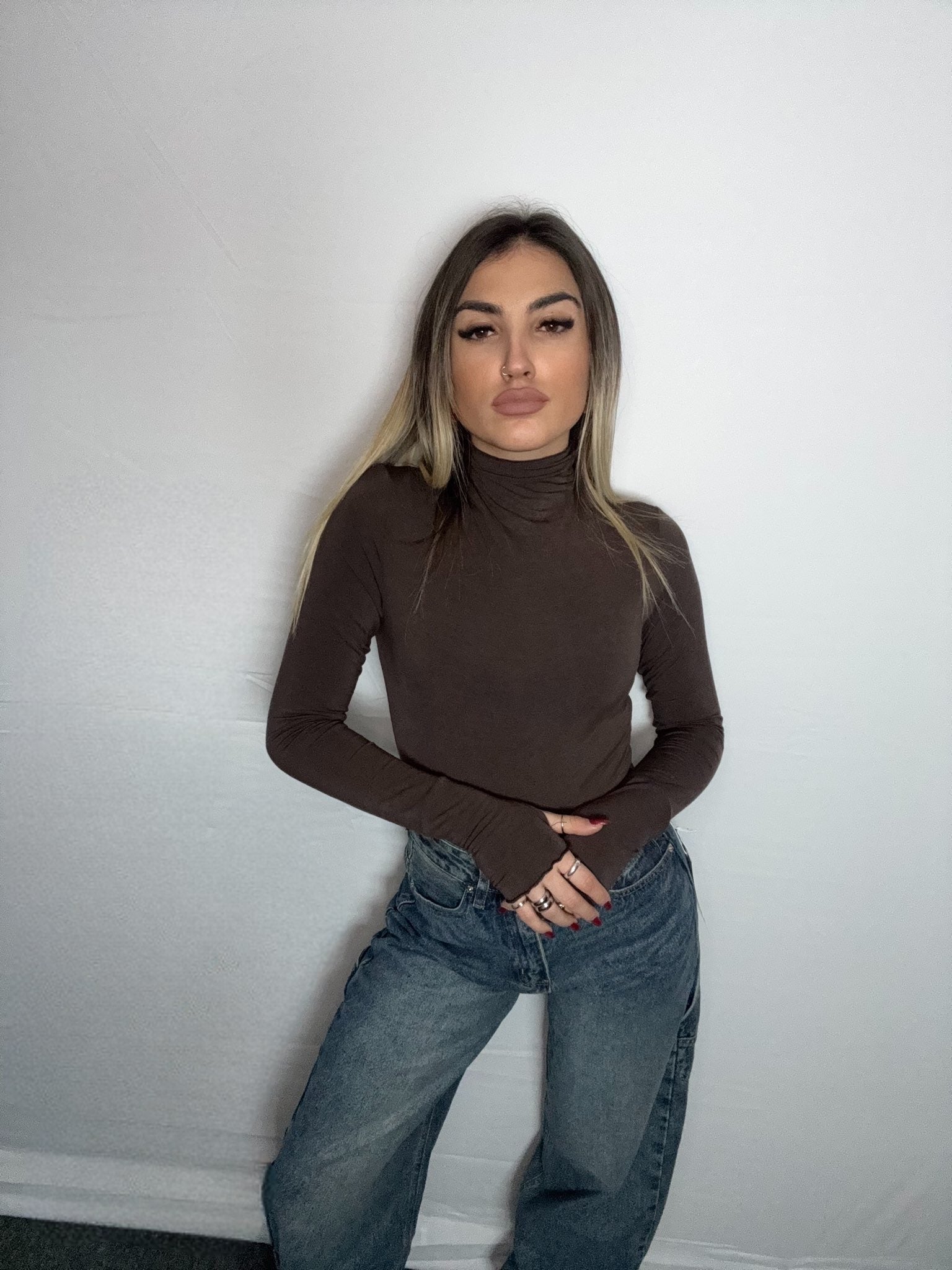 BODY SEMIVELATO MILITARY