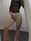 PANTALONE ZAMPA BEIGE