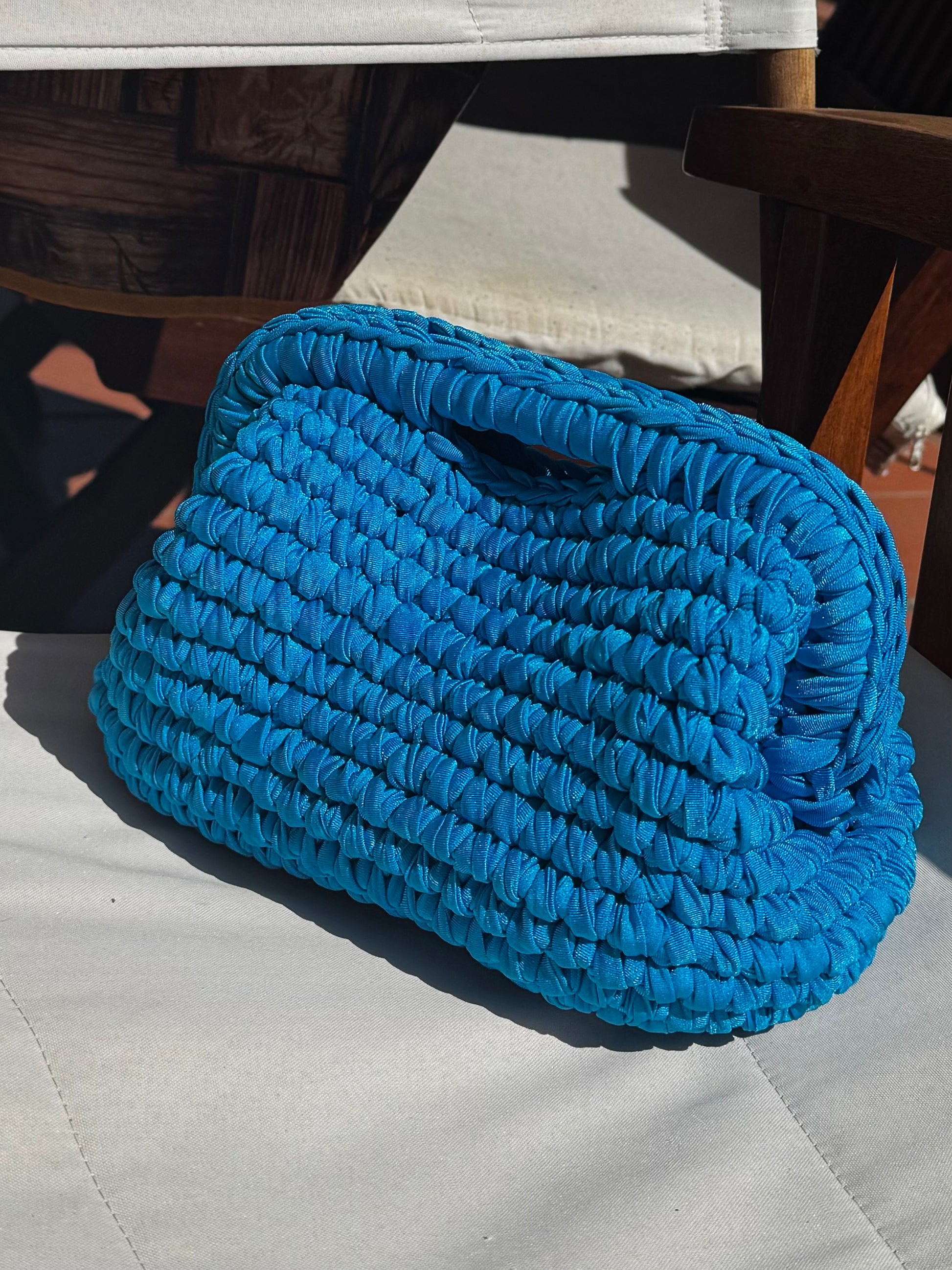 CLUTCH BAG BLU MARINE