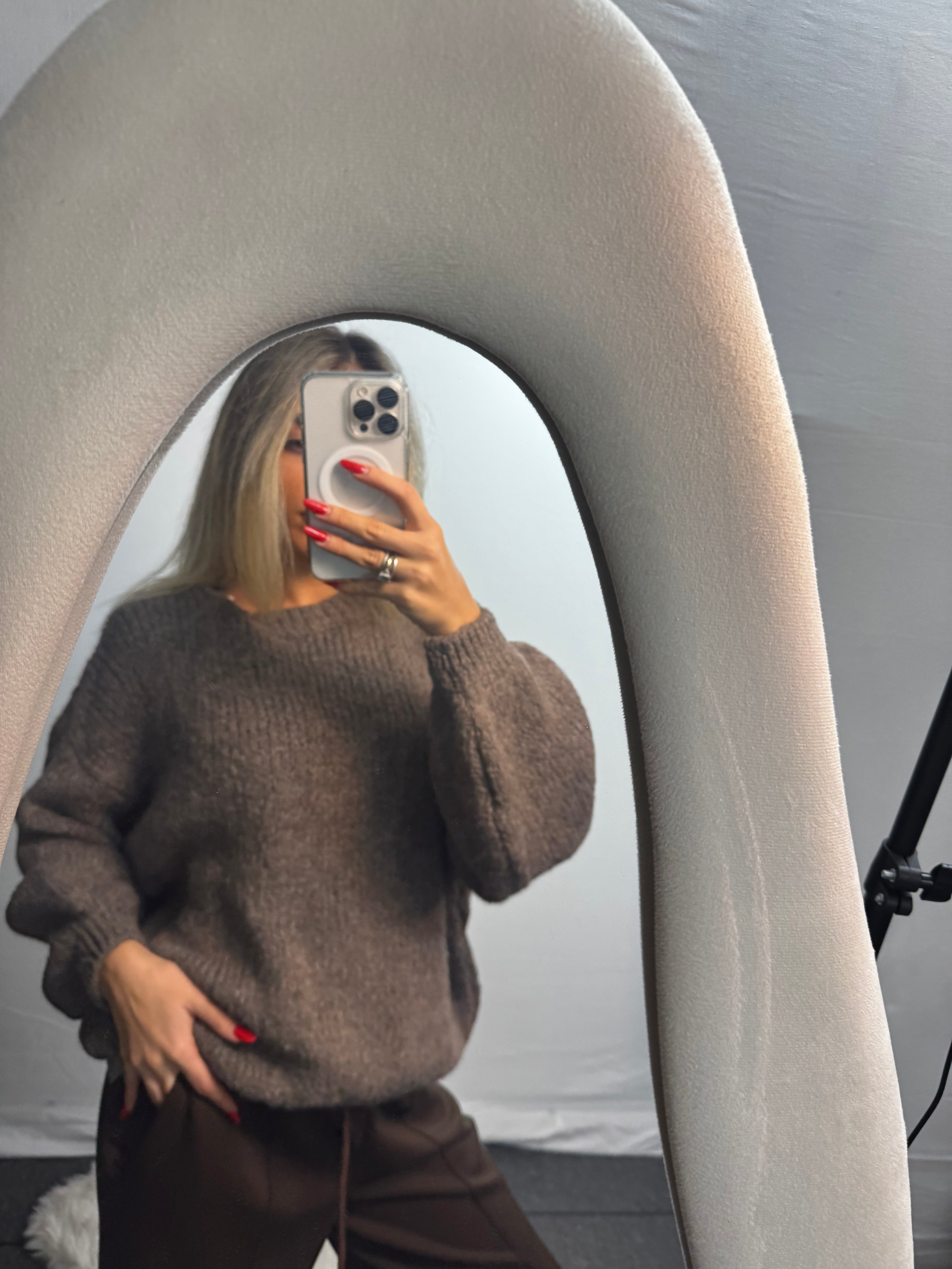 MAGLIONE WOOL TORTORA