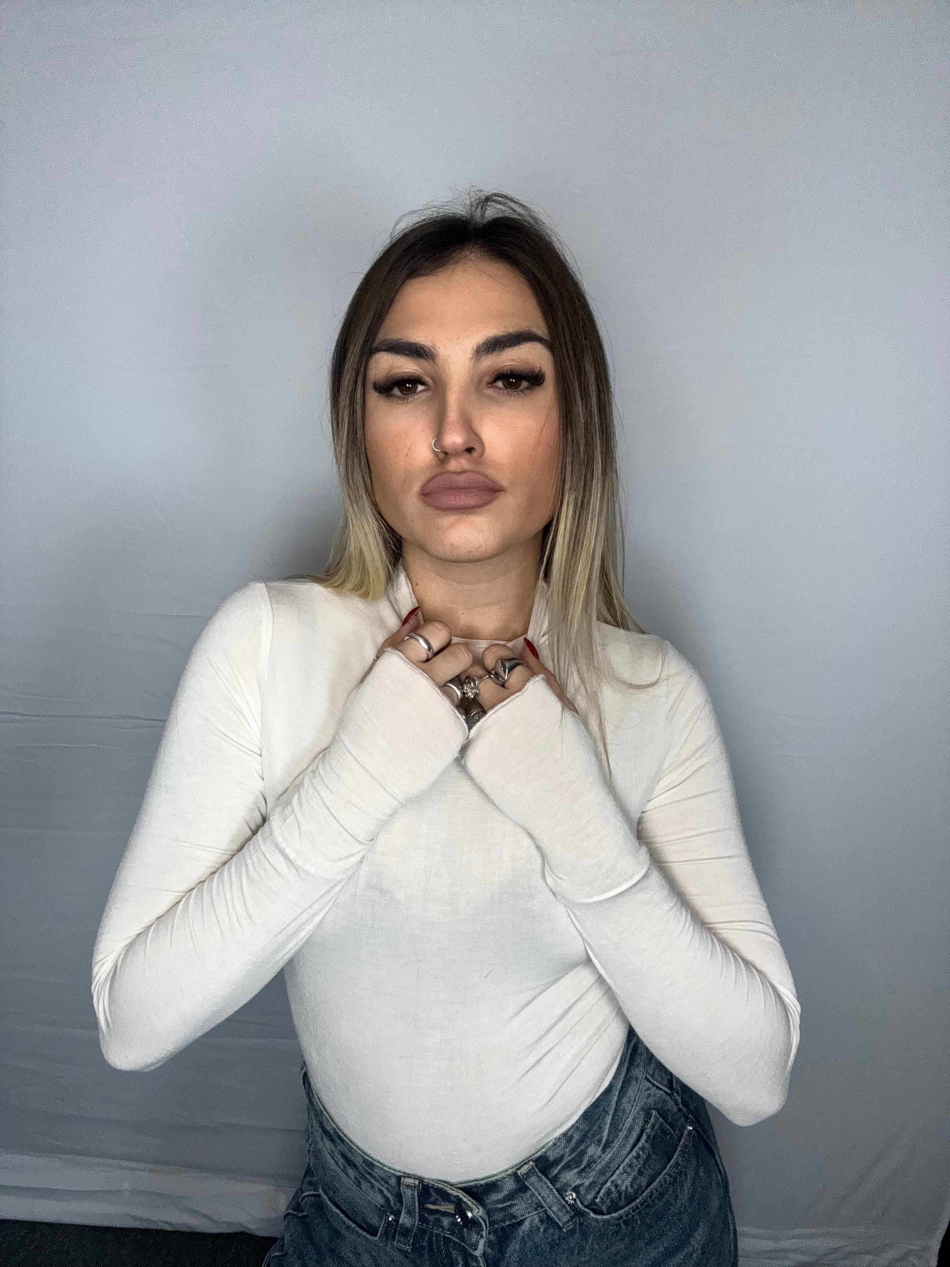 BODY SEMIVELATO PANNA