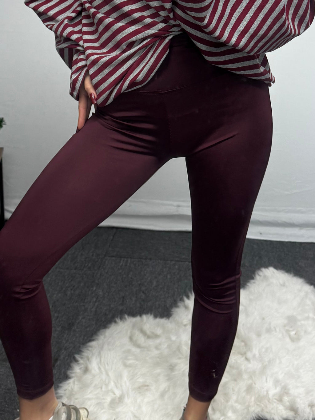 LEGGINGS BORDEAUX