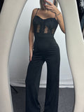 JUMPSUIT PIZZO BLACK