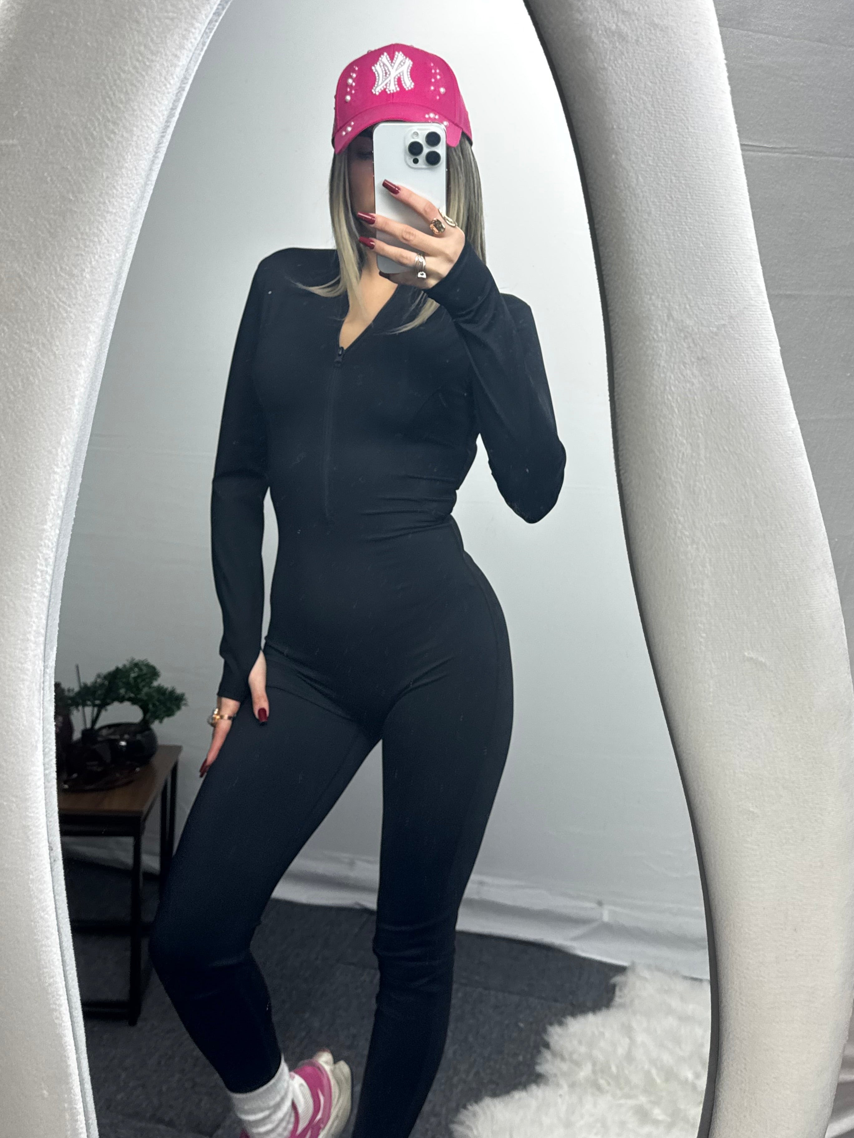 JUMPSUIT SPORTY BLACK