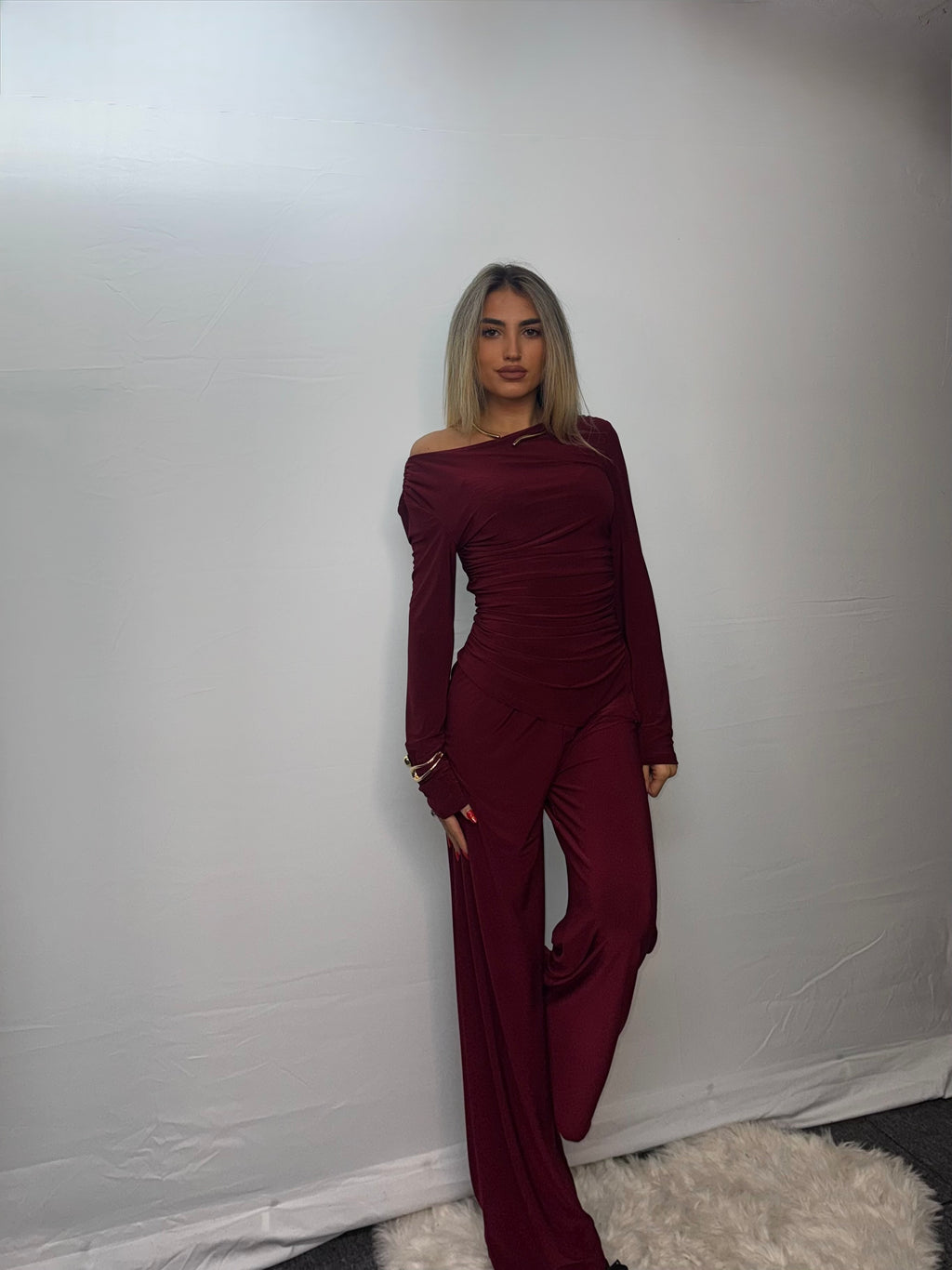 COORDINATO LILIANE BORDEAUX