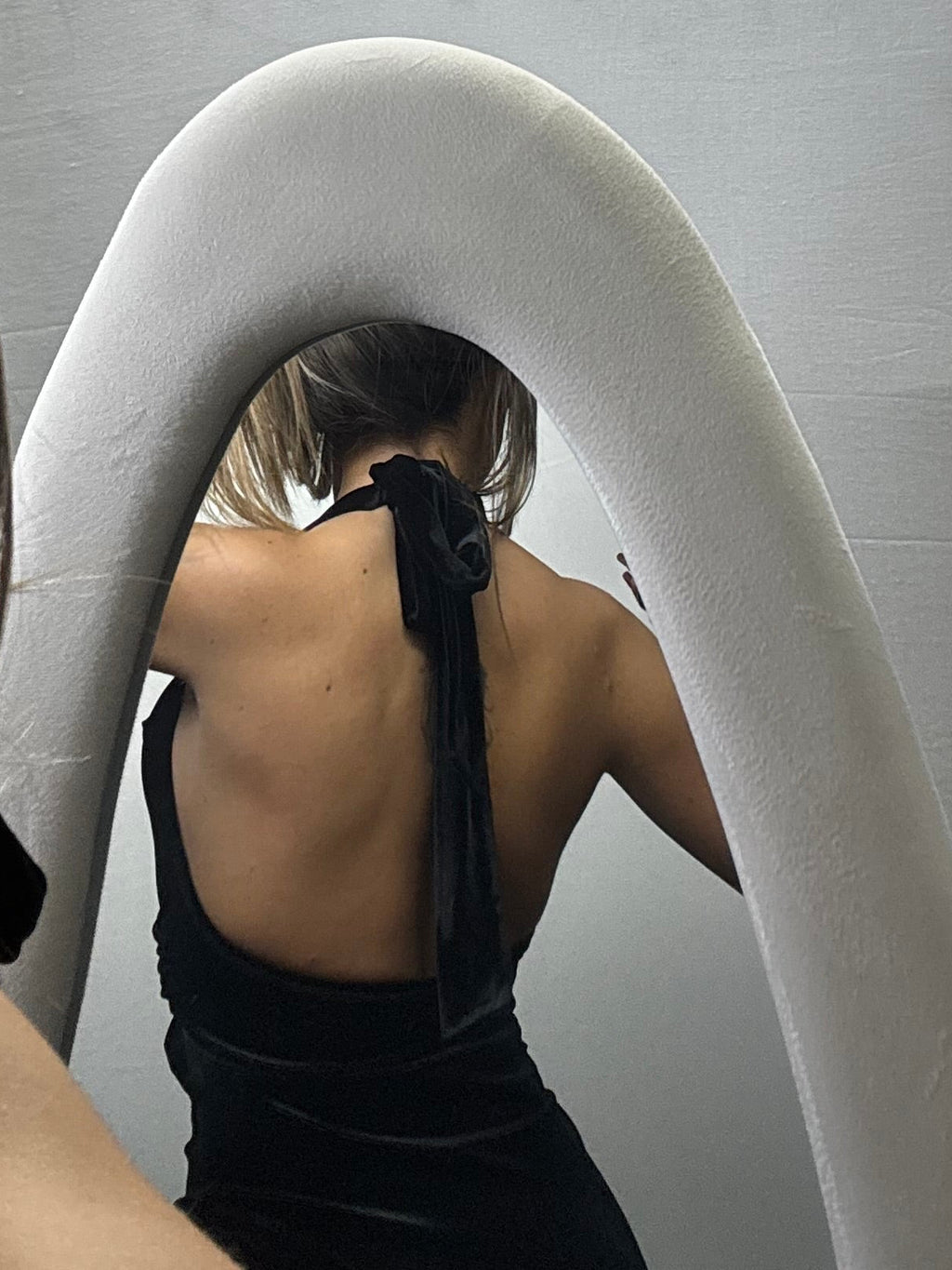 MINIDRESS VELLUTO BLACK