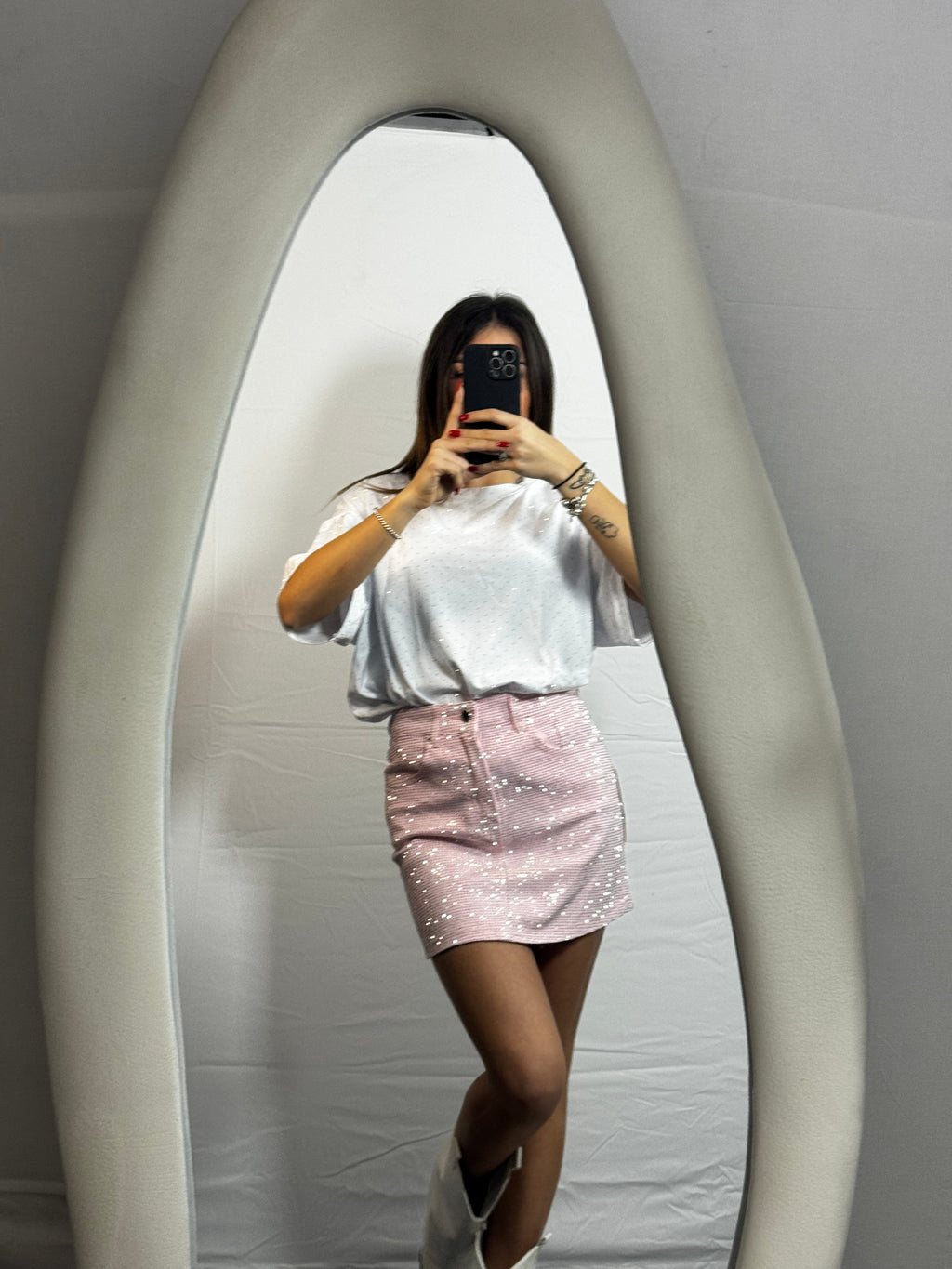 MINI GONNA STAR PINK