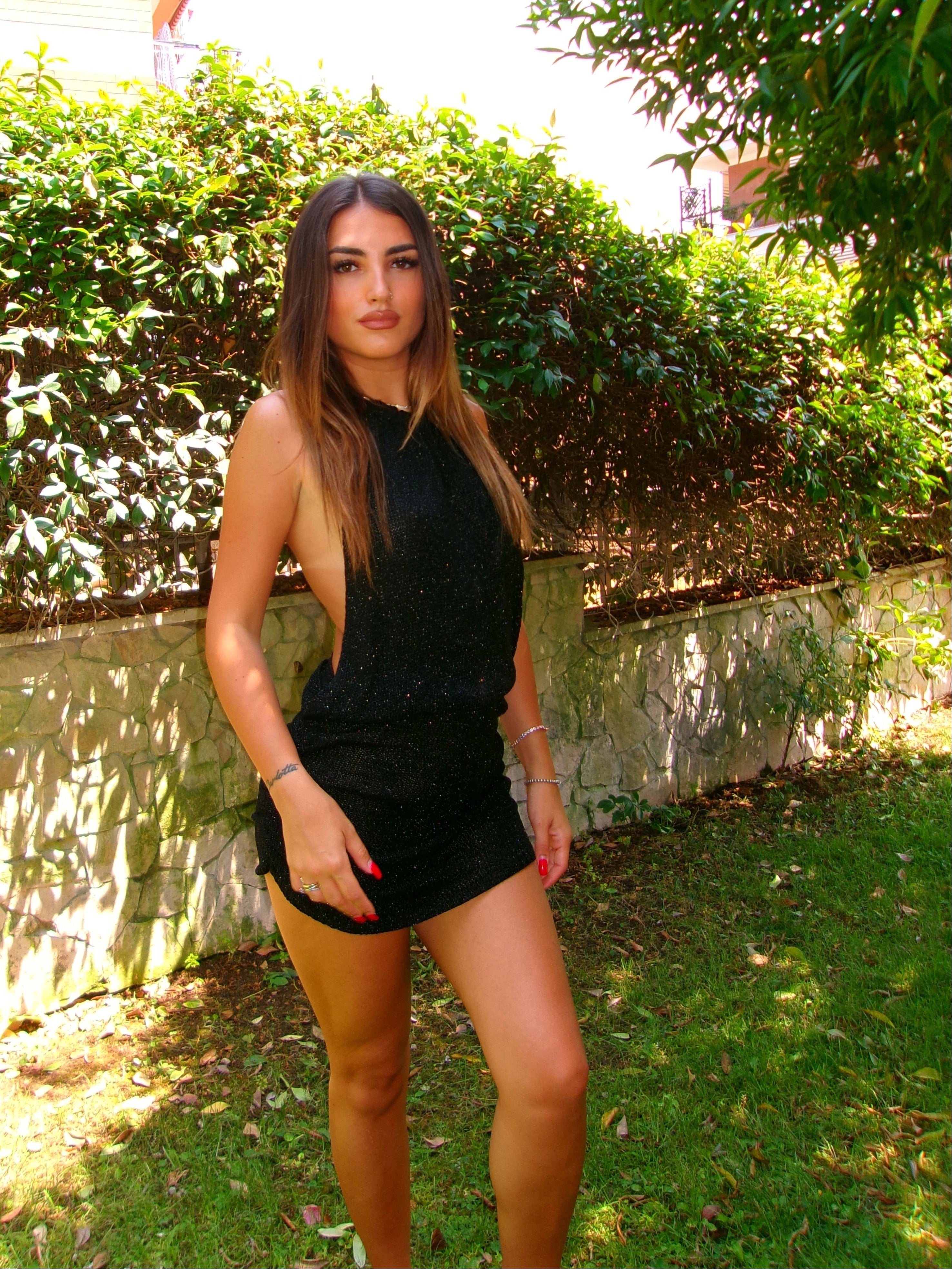 MINIDRESS LUREX 2.0 BLACK