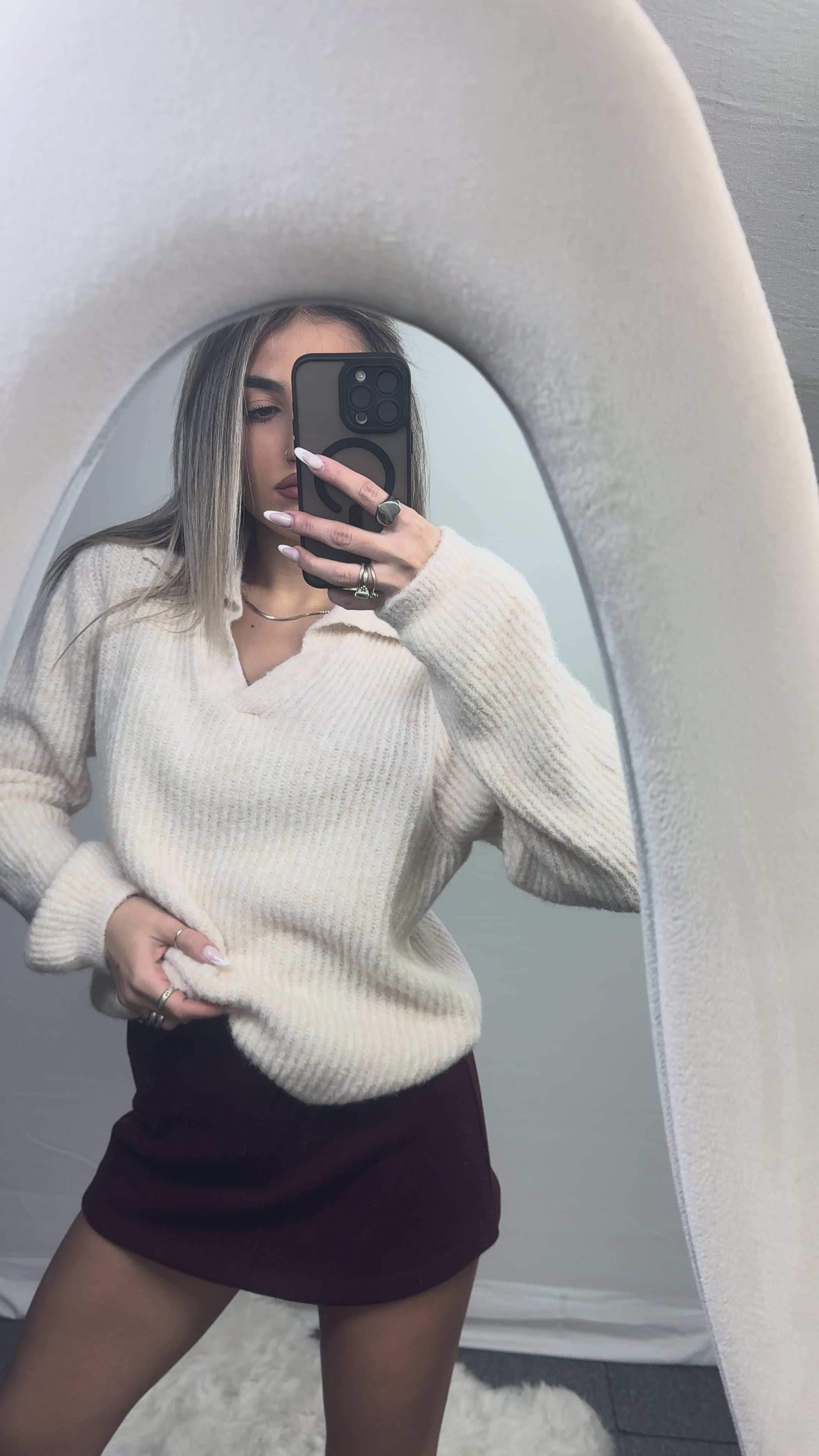 MAGLIA POLO BEIGE CHIARO